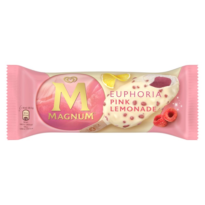 WALLS MAGNUM EUPHORIA PINK LEMONADE 90ML