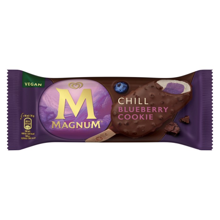 WALLS MAGNUM CHILL BLUEBERRY COOKIE 90ML