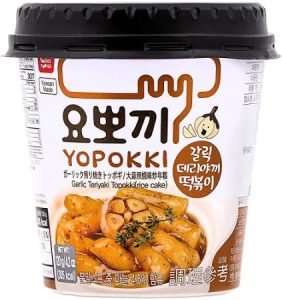 YP YOUNG POONG YOPOKKI GARLIC TERIYAKI TOPOKKI CUP 120G