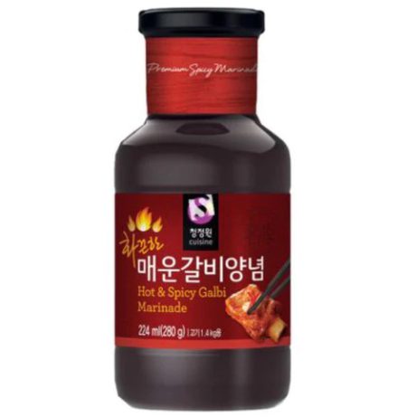 CJO HOT & SPICY GALBI MARINADE SAUCE 280G