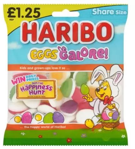 HARIBO EGGS GALORE £1.25 140G