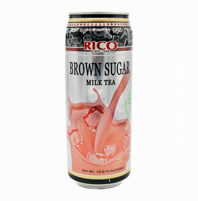 RICO MILK TEA-BROWN SUGAR FLV 490ML