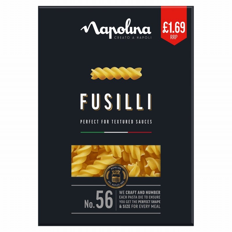 NAPOLINA FUSILLI £1.69 500G