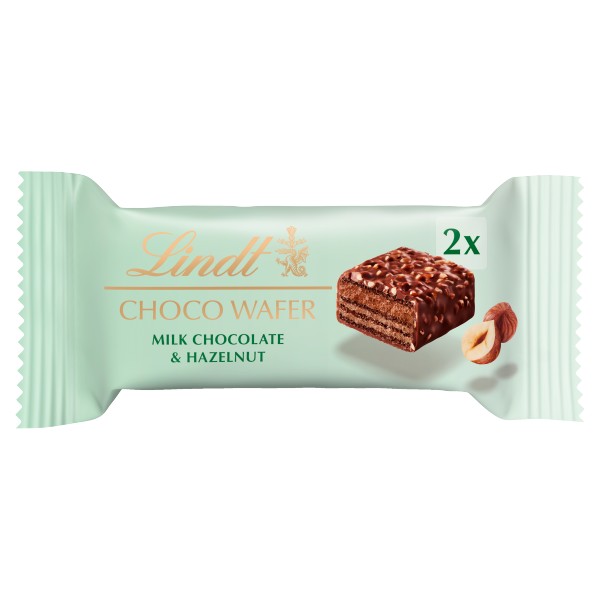 LINDT MILK CHOCO HAZELNUT WAFER 30G