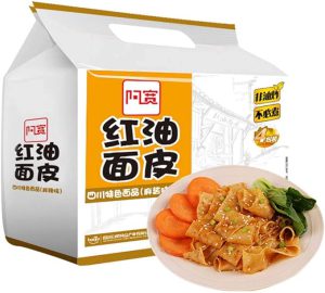 AK BROAD NOODLE-SESAME SAUCE FLAVOUR 120GX4