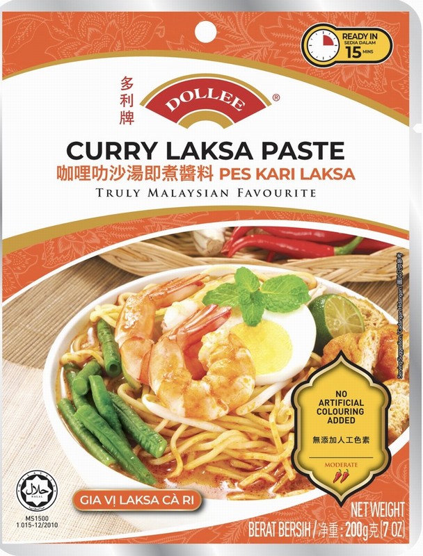 DOLLEE CURRY LAKSA PASTE 200G