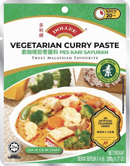 DOLLEE VEGETARIAN CURRY PASTE 200G