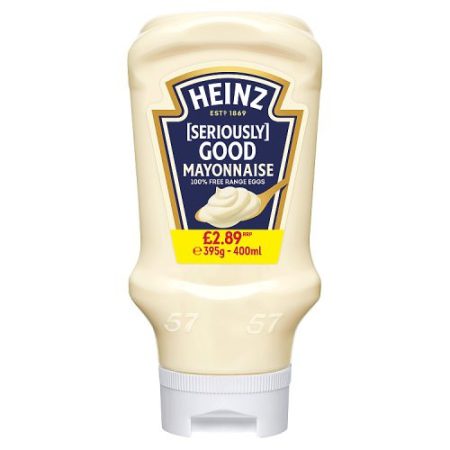 HEINZ SERIOUSLY GOOD MAYONNAISE 400ML £2.89