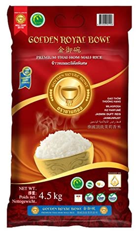 GOLDEN ROYAL BOWL THAI HOM MALI RICE 4.5KG