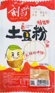 JIANSHU POTATO NOODLES (EXTRA WIDE) 180G