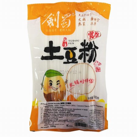 JIANSHU POTATO NOODLES (WIDE)180G