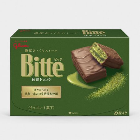 GLICO BITTE MATCHA CHOCOLATE 6 PIECES 120G