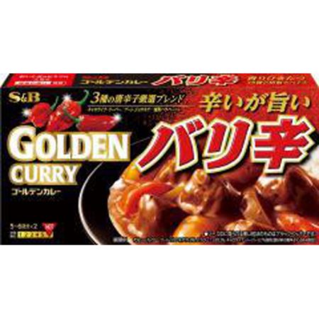 S&B GOLDEN CURRY SPICY 198G(RED PACKET)