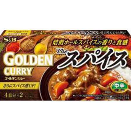 S&B GOLDEN CURRY THE SPICE MEDIUM SPICY 160G