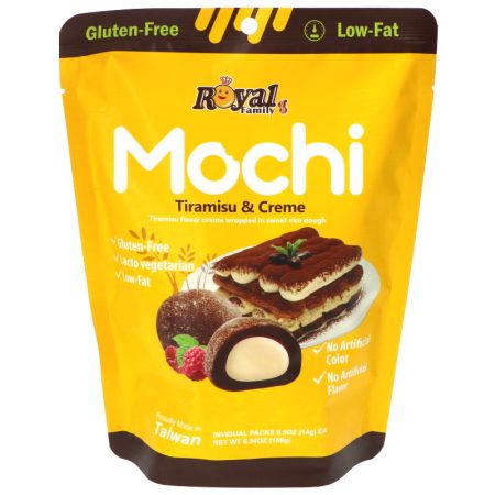ROYAL FAMILY MOCHI TIRAMISU & CREME 180G