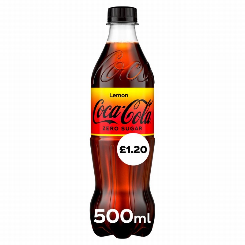 COCA COLA ZERO LEMON 500ML £1.20