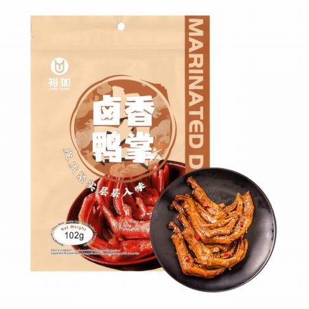 YURU FOODS MARINATED DUCK PAWS 102G