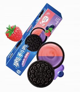 OREO COOKIES – RASPBERRY & BLUEBERRY 97G