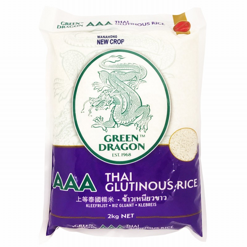 GREEN DRAGON GLUTINOUS RICE 2KG