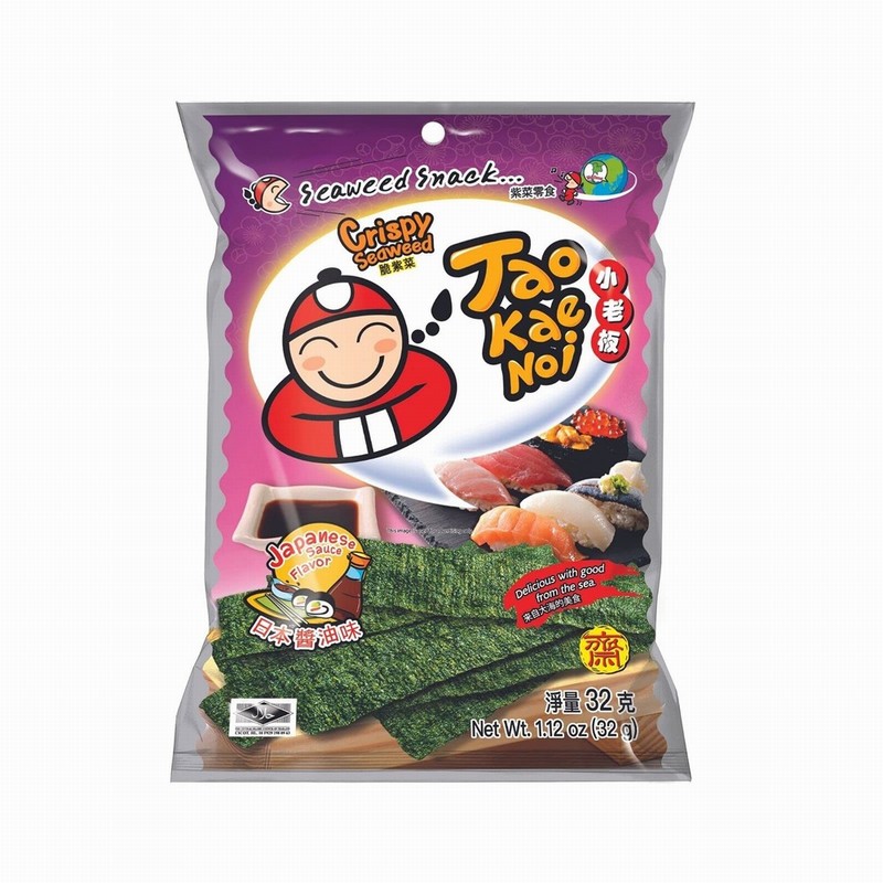 TAOKAENOI CRISPY SEAWEED JAPANESE SAUCE 32G