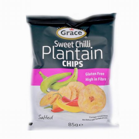 GRACE GLUTEN FREE SWEET CHILLI PLANTAIN CHIPS 85G - Image 2