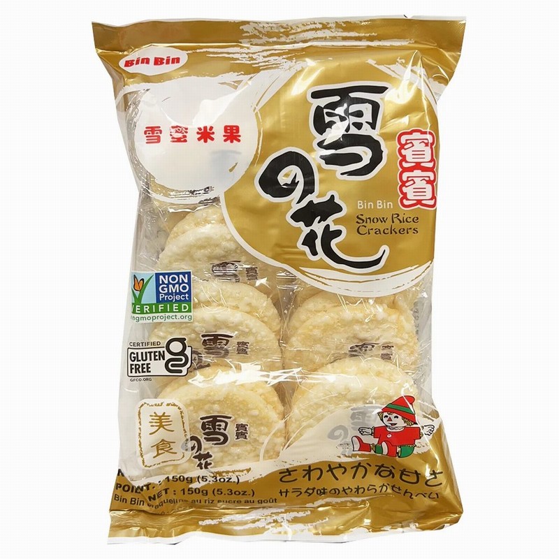 BIN BIN – RICE CRACKER SNOW 150G