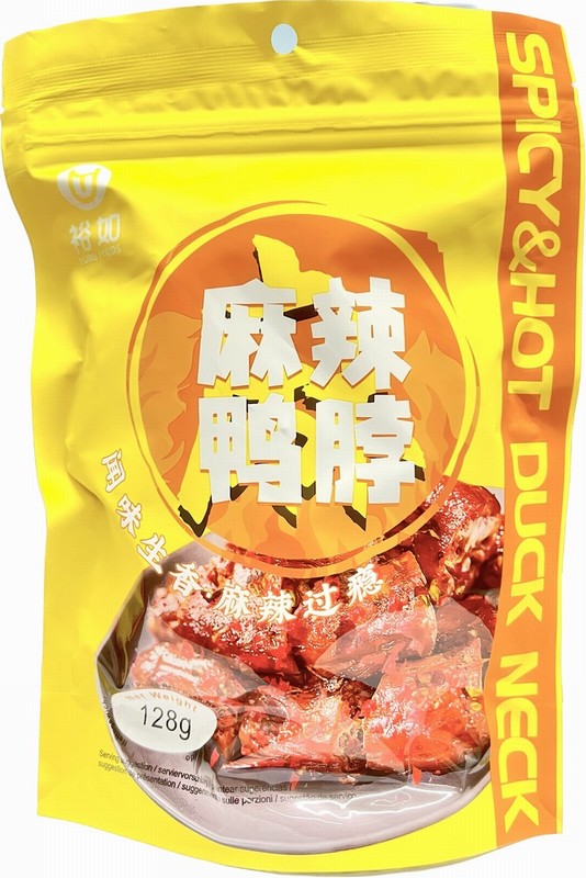 YURU FOODS DUCK NECK – HOT & SPICY 120G