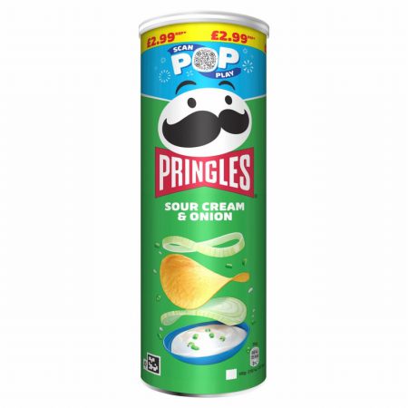 PRINGLES SOUR CREAM & ONION 165G £2.99