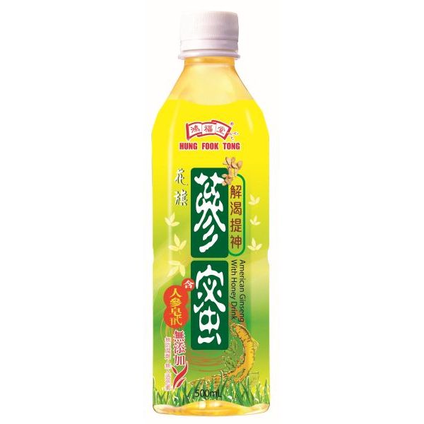 HFT HONEY GINSENG DRINK (BOT) 500ML