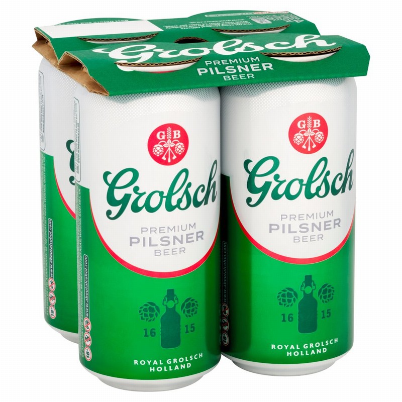 GROLSCH BEER 4X440ML