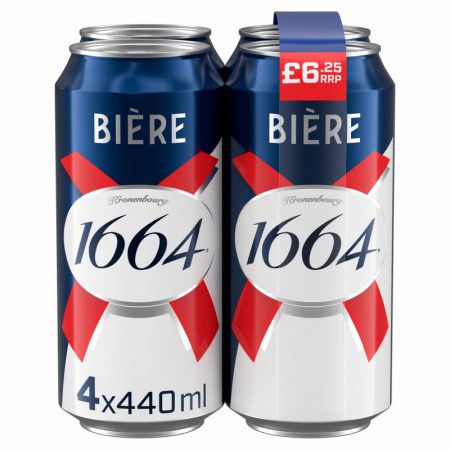 KRONENBOURG 1664 4X440ML £6.25