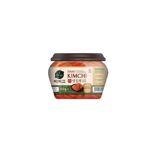 CJ BIBIGO SLICED CABBAGE KIMCHI (JAR) 300G