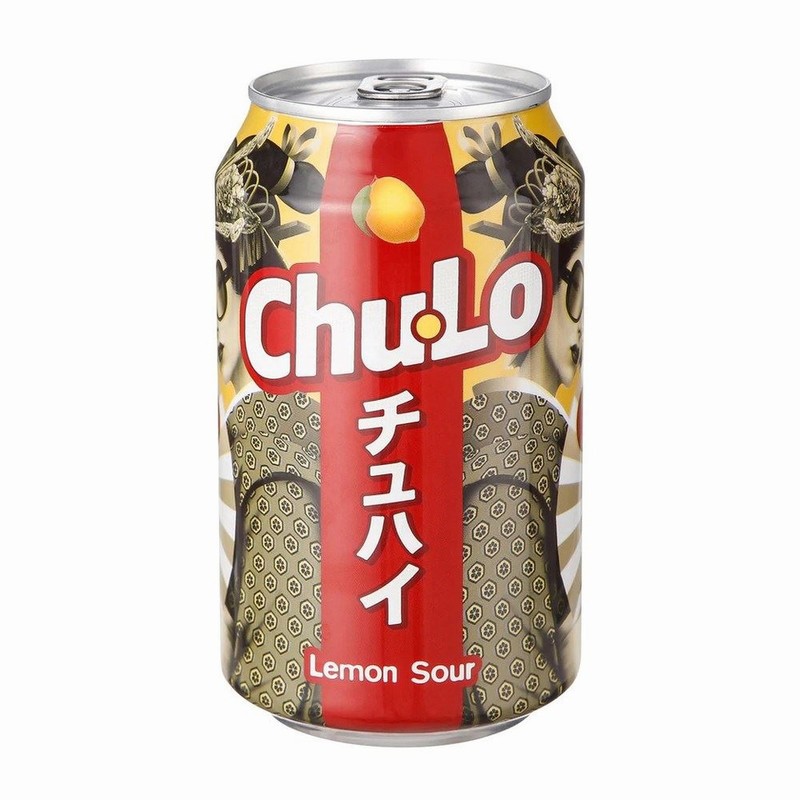 CHU – LO LEMON SOUR FLAVOURED CARBONISED SOFT DRINK 330ML