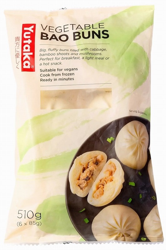 YUTAKA  VEGETABLE BAO BUNS 510G