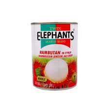 TWIN ELEPHANTS RAMBUTAN IN SYRUP 565G