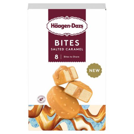 HAAGEN - DAZ BITES SALTED CARAMEL 8X16ML