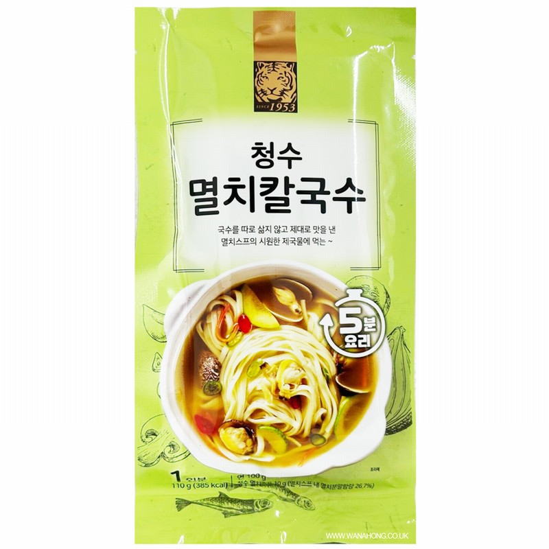 CHUNGSOO KALKUKSU NOODLE ( ANCHOVY SOUP BASE ) 110G