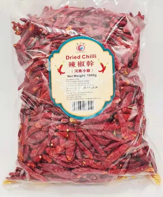 CLH DRIED CHILLI – LONG 1KG