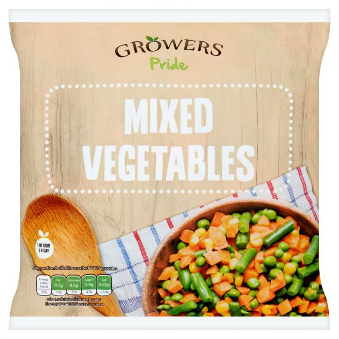 GROWER PRIDE  MIXED VEGETABLES 450G