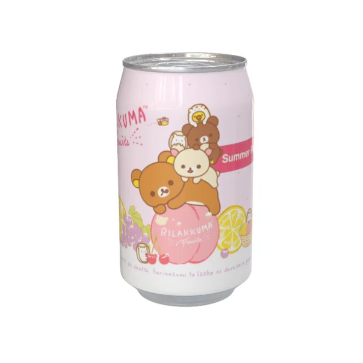 KAWAJI – RILAKKUMA SUMMER FRUITS FLAVOUR SODA 330ML