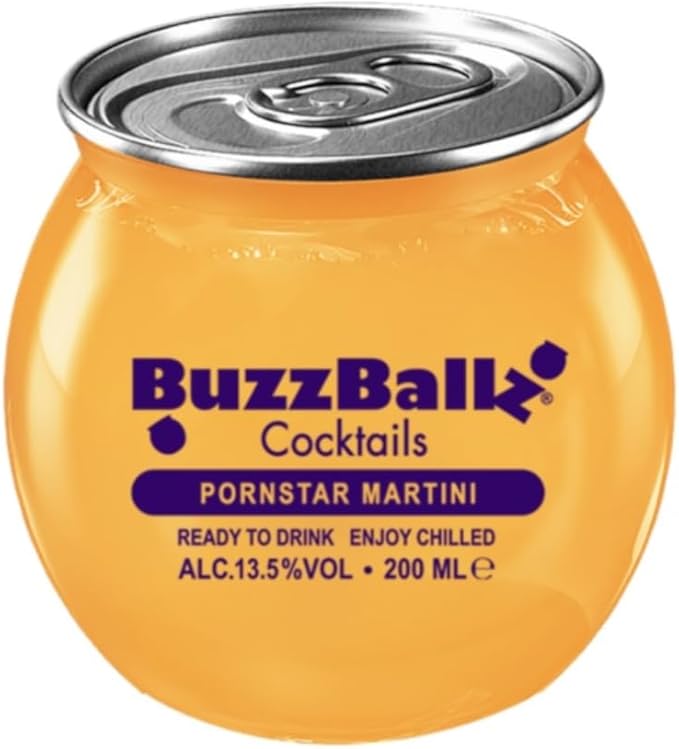 BUZZ BALL COCKTAILS PORNSTAR MARTINI ALC 13.5% VOL 200ML