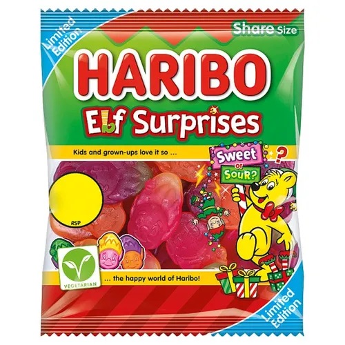 HARIBO SWEET & SOUR LIMITED EDITION £1.25 140G