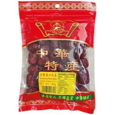 ZF RED DATES SEEDLESS 150G