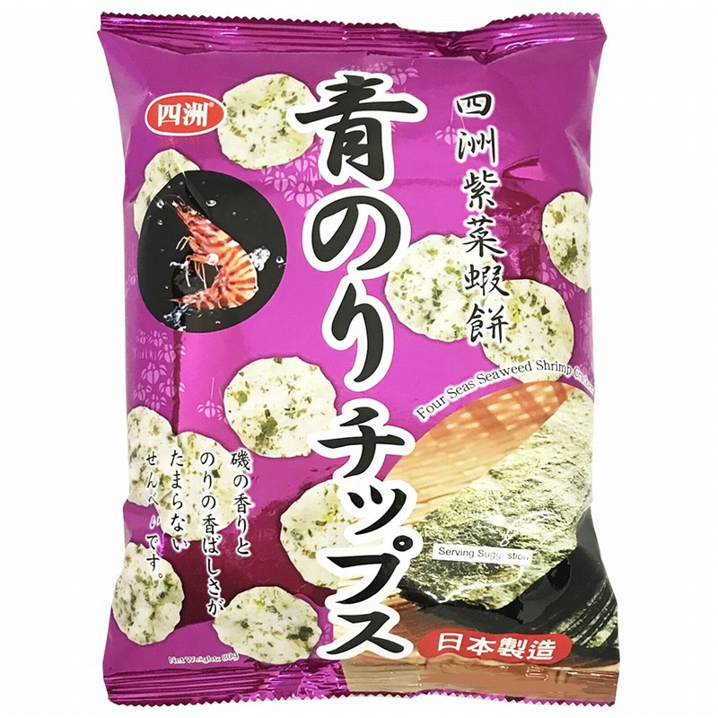 FOUR SEAS JAPANESE SEAWEED SHRIMP CRACKER 80G