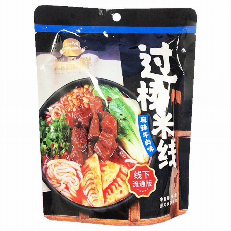 YPX – YUNNAN BRIDGE VERMICELLI (SPICY BEEF FLAVOUR) 198G