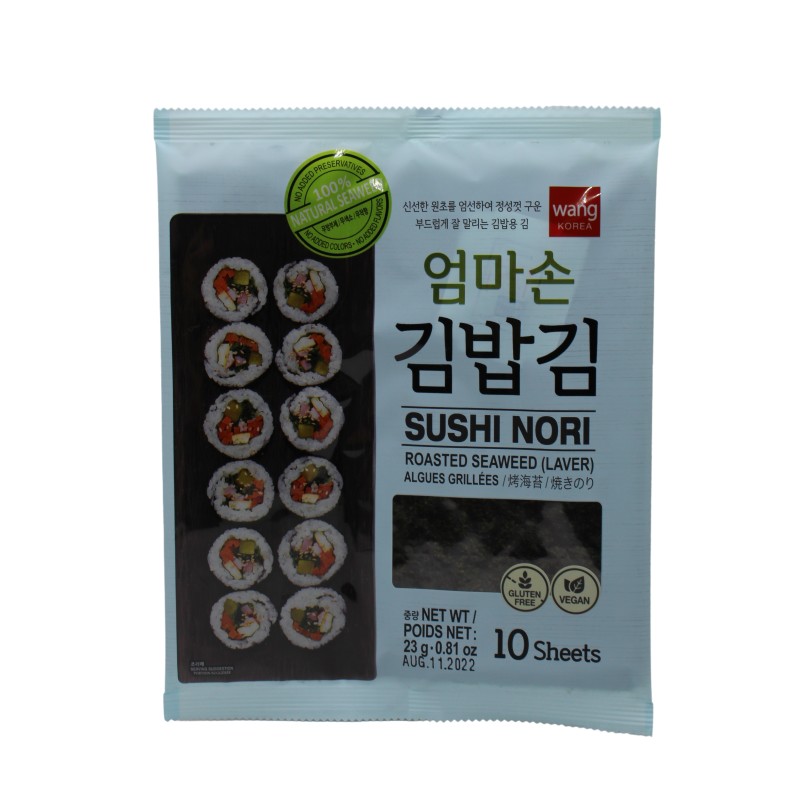 WANG ROASTED SEAWEED FOR SUSHI 23G(10SHT)