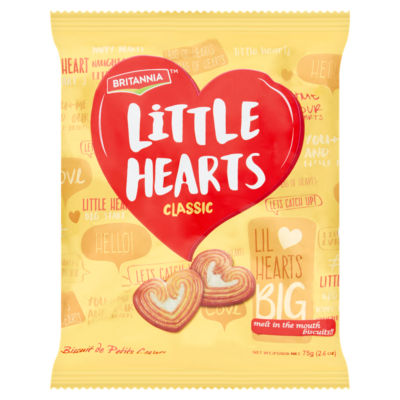 BRITANNIA LITTLE HEARTS 75G