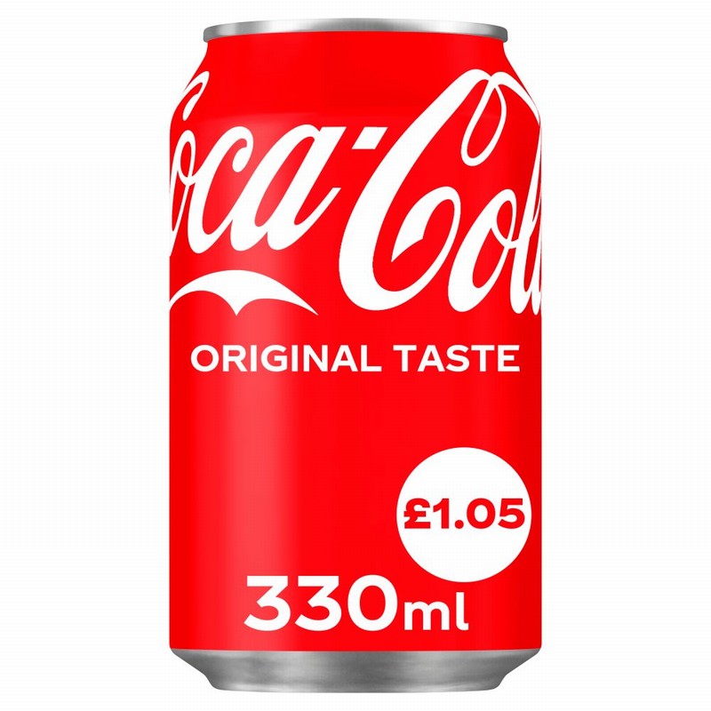 COCA COLA REG CAN £1.05 330ML