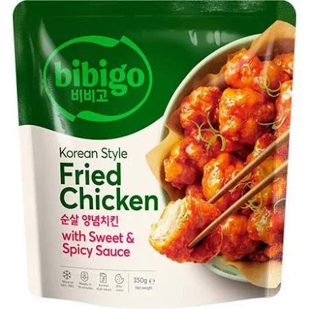 CJ BIBIGO KOREAN STYLE FRIED CHICKEN WITH SWEET&SPICY SAUCE 350G