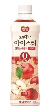 DONGWON BOSUNG BLACK ICE TEA ZERO (APPLE FLV) 500ML